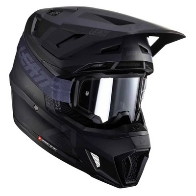 Leatt 7.5 V24 MX Offroad Helmet w/4.5 Goggles Stealth