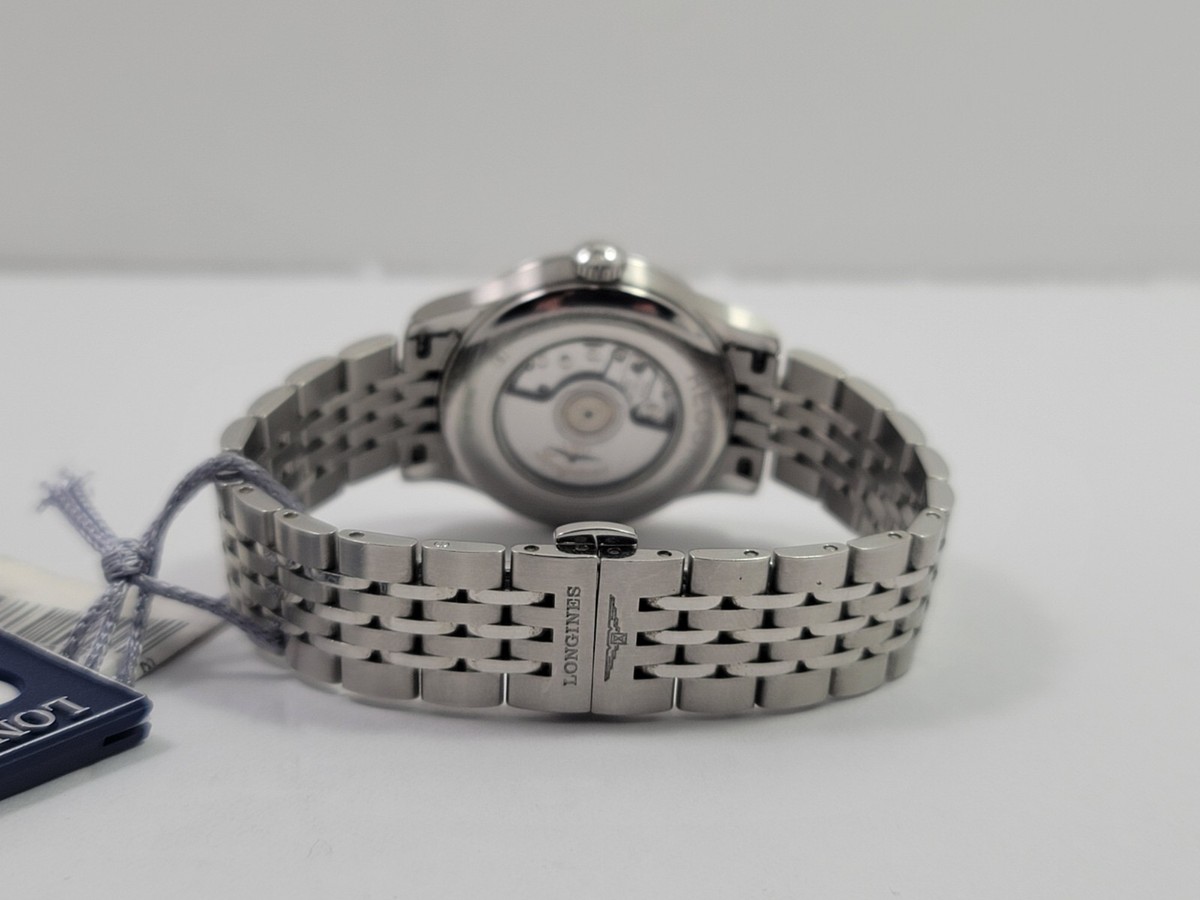 Longines Record SWISS Automatic Diamonds Stainless Steel Ladies