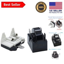 Professional-Grade Refrigerator Start Relay with 3-Pin Design  Overload Safety