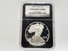 1986-S NGC PF69 Ultra Cameo American Silver Eagle **FIRST YEAR** 34-065