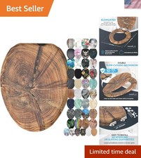 Elongated Wooden Toilet Seat Soft Close Quiet Molded Wood Comfortable