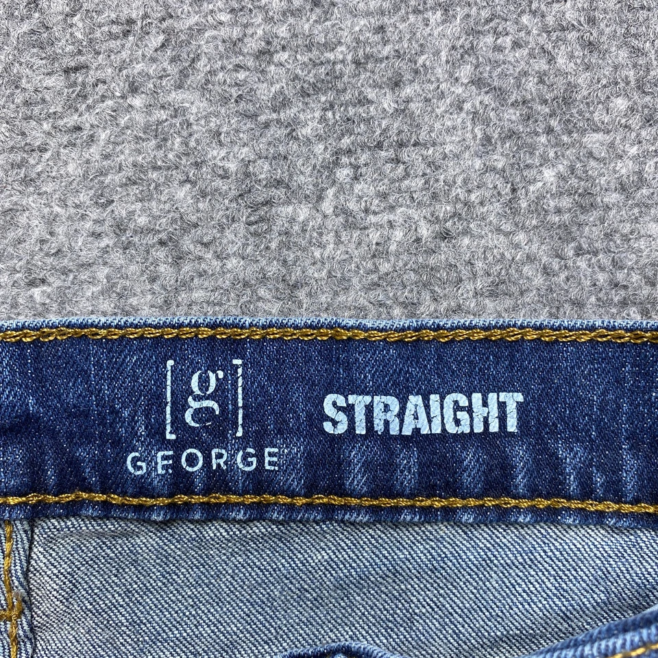 Pantalones Cortos George Cut Off Mujer 30 Azul Pantalones Cortos Distressed Daisy Duke Botín Motociclista Foto 4 de 4