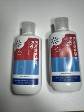 2 NEW BATH  BODY WORKS FIRECRACKER POP SHOWER GEL WASH ALOE PRO-VITAMIN B5 10OZ