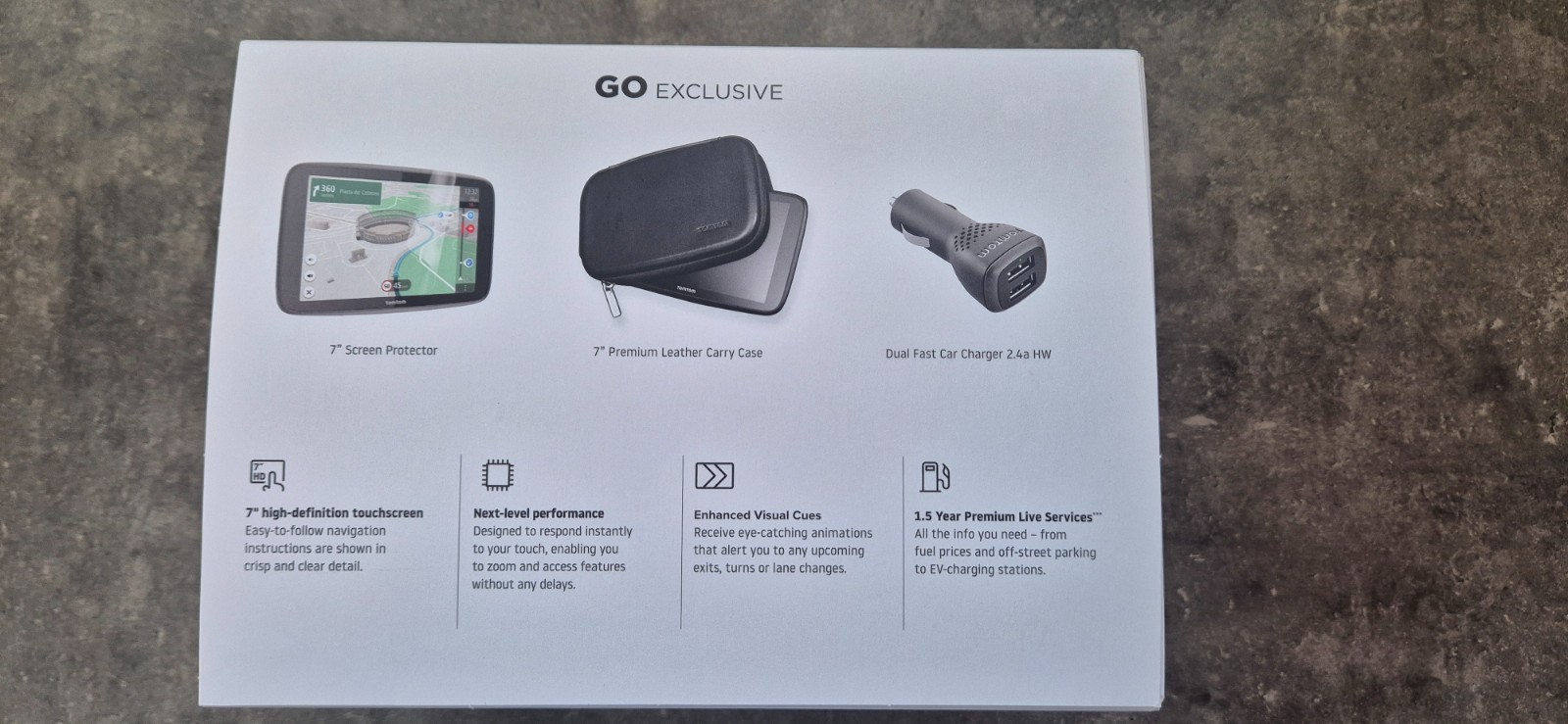GPS TomTom Go Comfort 6 pouces noir pour cartographie Europe et trafic en temps réel