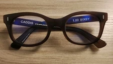 CADDIS Brown Reading Glasses Frames Bixby 1.0 FRAME ONLY 49-21-145