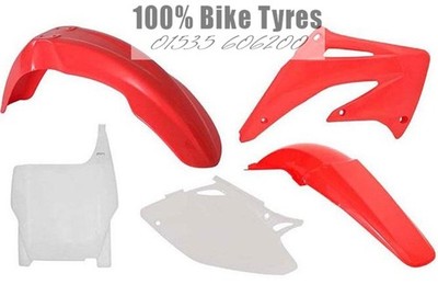 Honda CRF450 R 2004 OEM Racetech Plastic Kit RED / WHITE (VARIOUS OTHERS)