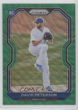 2021 Panini Prizm Green Wave Prizm David Peterson #62 0g9e