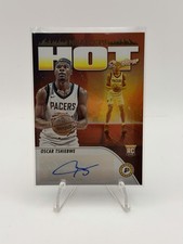 2023 Panini NBA Hoops Hot Signatures Rookies Oscar Tshiebwe Auto
