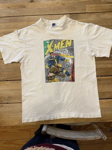 1991 X-Men 1st Issue Comic Book Graphic T Shirt Vintage Large Double Side