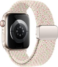Braided Watch Band with Magnetic Clasp for Apple Watch 38mm 40mm 41mm 44mm
