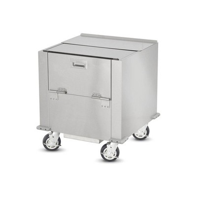FWE HDC-200-11 Stainless Steel Insulated Enclosed Heated Dish Storage Cart fo...
