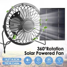 Solar Panel Powered Fan Mini Ventilator 50W For Pet/Dog Chicken House Greenhouse
