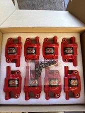 Set of 8 UF413 Square Ignition Coils &- 8mm 748UU Spark Plug Wires UF413/D513A