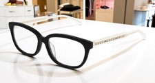 GUCCI GG0568OA 001 Square Black Black Crystal Demo Lens 55 mm Women's Eyeglasses