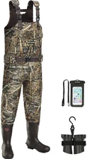 TIDEWE Cameo Chest Waders, Hunting Waders for Men with 800G Insulation - Size 7