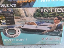 Intex River Run 1 Lounge Inflatable River Tube Swimming Pool Float