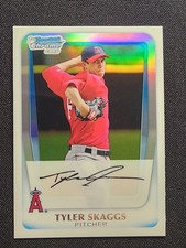 2011 Bowman Chrome Prospects Tyler Skaggs Refractor /500 (Angels)