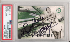 2010 Panini Rookies & Stars Bob Cousy Signed PSA DNA COA Certified Autograph HOF