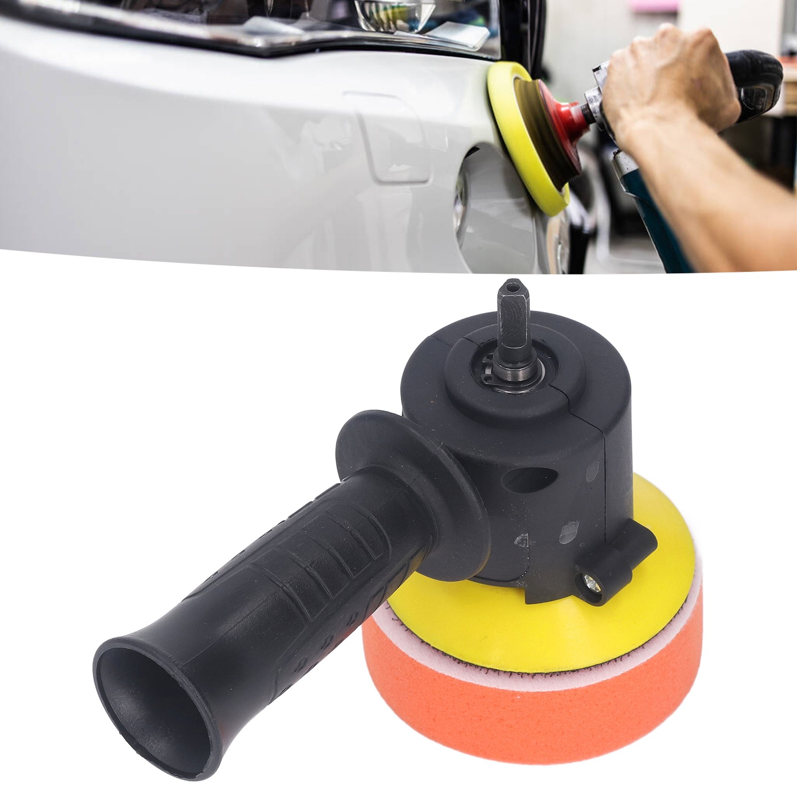Eccentric Polishing Waxing Kit Drill To Polisher Adapter For Car Maintenance
