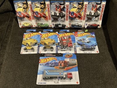 Hot Wheels Silver Series Transformers Set - Optimus Prime - Lot Of 10