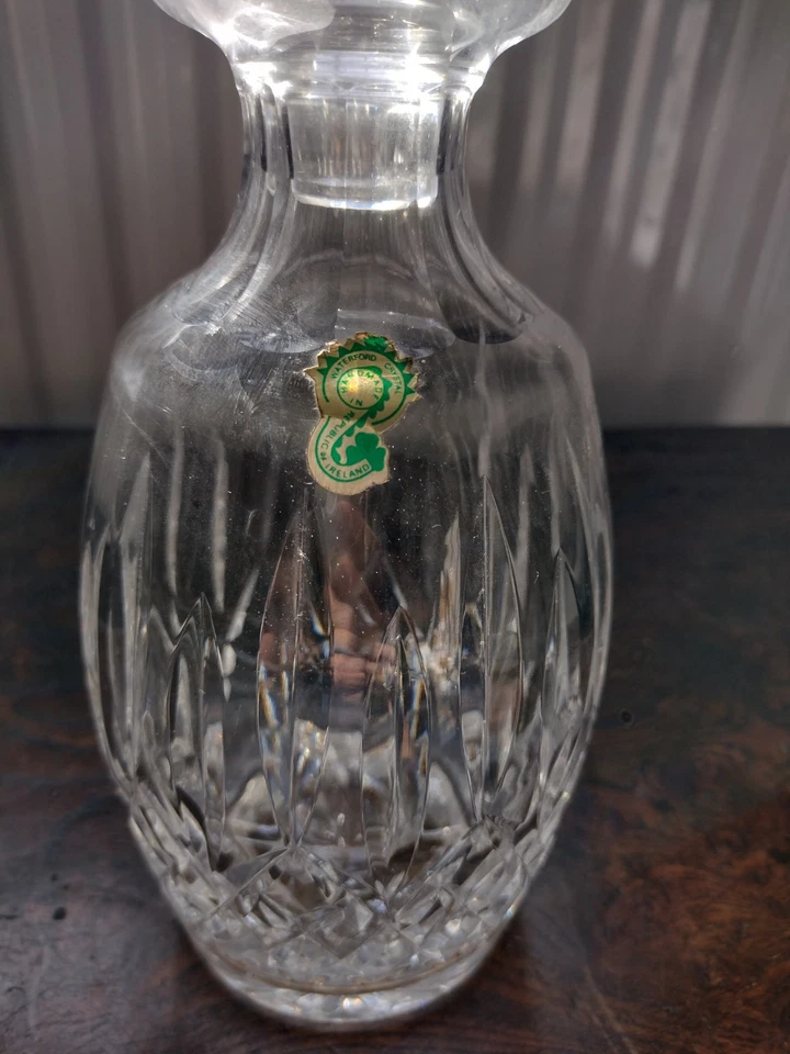 Waterford Lismore Pattern Crystal Spirit Decanter 27cm Tall EXC - Image 3 of 4