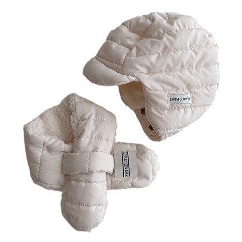 2pcs Plush Scarf+Winter Earflap Hat for Kid Keep Warm Protecting Ear Hat Outdoor - Picture 3 of 11