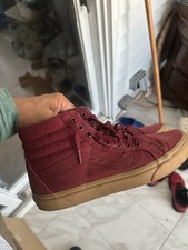 Nike ZoomX Vaporfly/Vans high tops maroon/Sau...