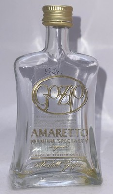 50mL GOZIO Amaretto Liqueur Empty Mini 4.5  Bottle