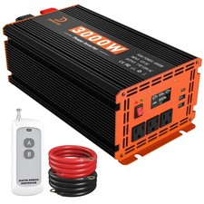 3000W Power Inverter 12V DC to 110V/120V AC Converter