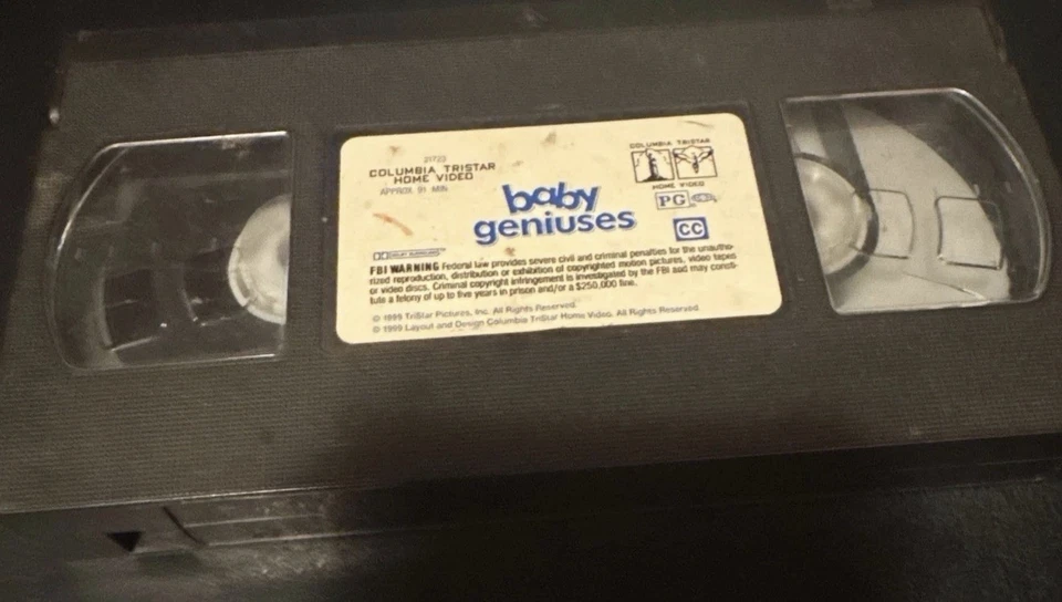 Lot Of 3 VHS Tapes With No Case! Speed/Phenomenon/Baby Geniuses. Bundle + Track — 第 4/4 张图片