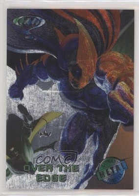 1995 Fleer Metal Batman Forever Silver Flasher Batman Over the Edge #93 00hi