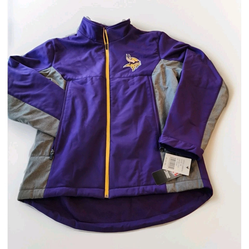 NUEVA MUJER NFL Minnesota Vikings Chaqueta con un Morado y Gris Med Foto 2 de 4