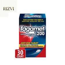 Tagamet Cimetidine 200 mg Acid Reducer and Heartburn Relief Tablets, 30 Count