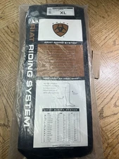 ARIAT Riding System Volant Fusion Chap Black Size XL NWT