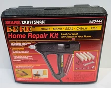 Craftsman E-Z Fix Home Repair Kit 80444 Sears Glue Gun NEVER USED Complete