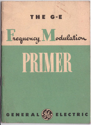 The GE Frequency Modulation Primer (1941) on Easy to use  CD