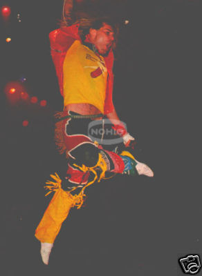 DAVID LEE ROTH PINUP magazine PINUP VAN HALEN 80's - Imagen 1 de 1