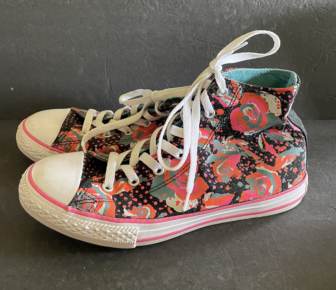 orange flower converse