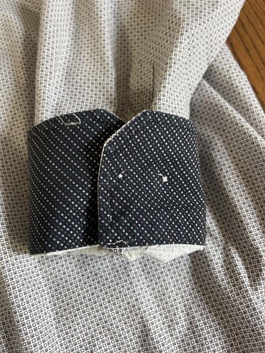 Preowned Johnston & Murphy Long Sleeve Button Dress Shirt Size L - Picture 2 of 9