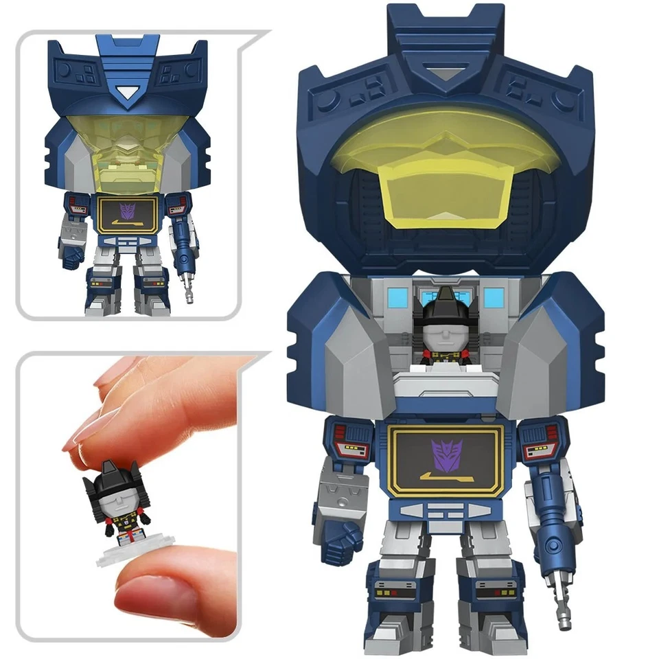 Funko Bitty Pop Transformers Decepticon Soundwave with Rumble - Immagine 3 di 4