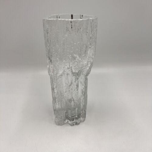 LITTALA TAPIO WIRKKALA AVENA VINTAGE SIGNED ART GLASS VASE FINLAND 3429 - Picture 2 of 15