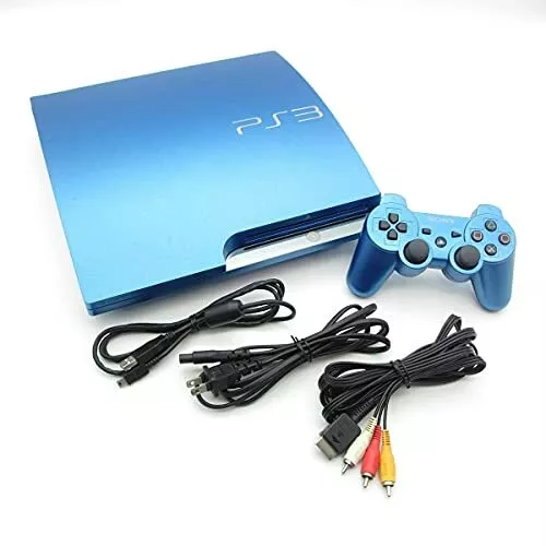 Sony Playstation 3 (PS3) Slim Splash Blue LIMITED EDITION