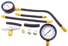 Fuel Injection Pump Injector Tester Test Pressure Gauge Gasoline Cars Trucks