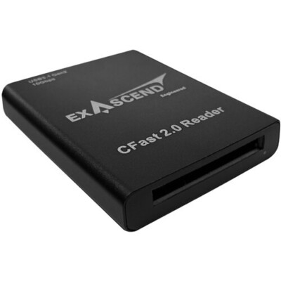 NEW Exascend CFast 2.0   Single-slot Card Reader (10 Gbps)