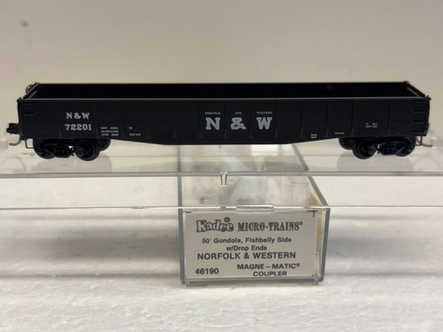 Micro trenes Kadee escala N MTL 46190 Norfolk & Western N&W 72201 góndola | Zustand: New