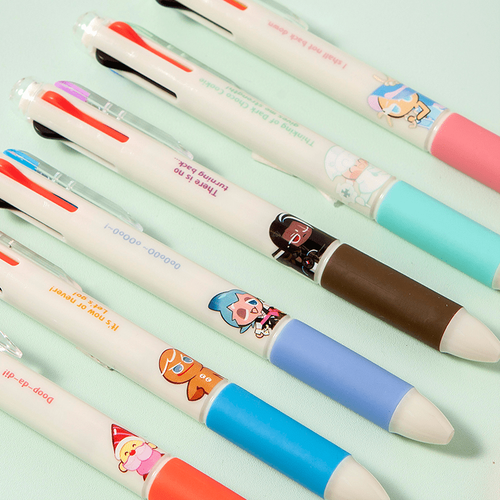 Cookie Run Kingdom Official Big Clip Milk Cookie Bookmark+4 Color Ball-point Pen - Picture 8 of 10