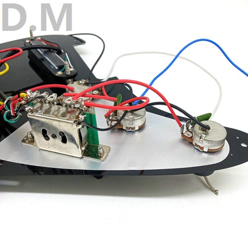 Dual Pickup SSS Loaded Pickguard Back Plate for Stratocaster ST Strat - 第 10/10 張圖片