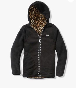 victoria secret leopard jacket