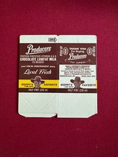 1960's, Hopalong Cassidy, "Un-Used", Milk Carton Half Pint Scarce / Vintage