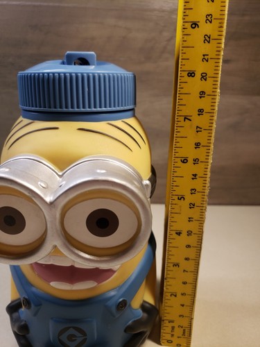 UNIVERSAL STUDIOS SPREGEVOLE ME MINION GRANDE PLASTICA SIPPY CUP BOTTIGLIA THERMOS - Foto 9 di 10
